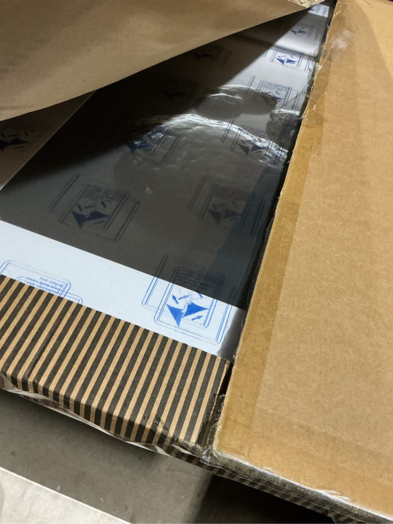 Condition photo showing Good Condition for Americanflat 22x28 Poster Frame with Polished Plexiglass - Use as 18x24 Frame with Mat or Display 22x28 Photo Without Mat - Epic Collection - Wide Picture Frames for Wall Display - Black Black 18x24 with Mat