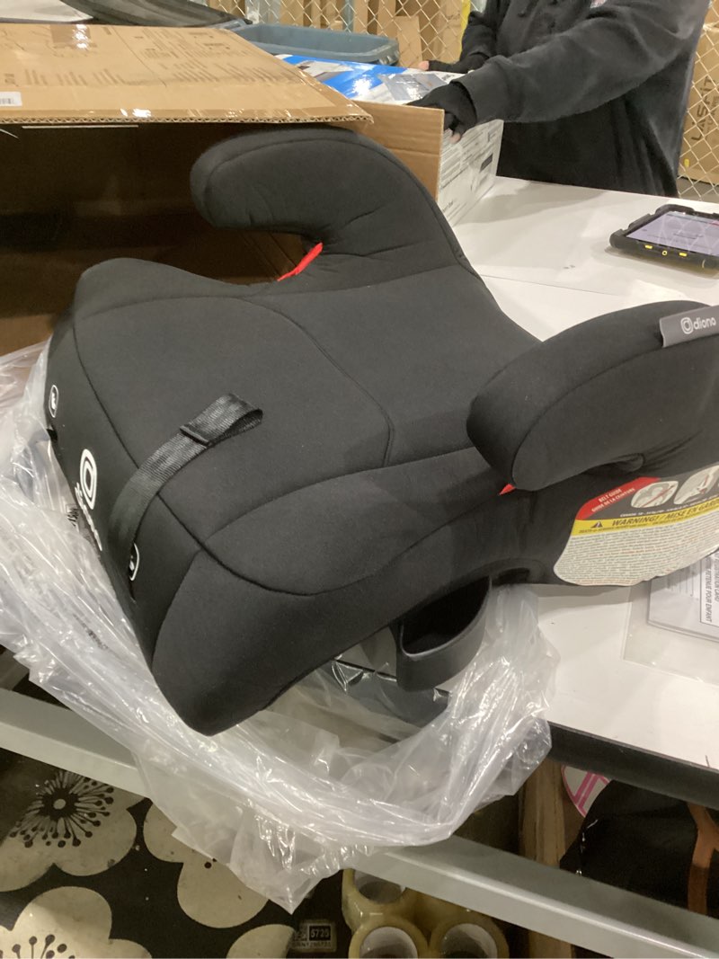 Condition photo showing As Is for diono solana 2 xl 2022, dual latch connectors, lightweight backless belt-positioning car, 8 years 1 booster seat, black new! latch connect single black