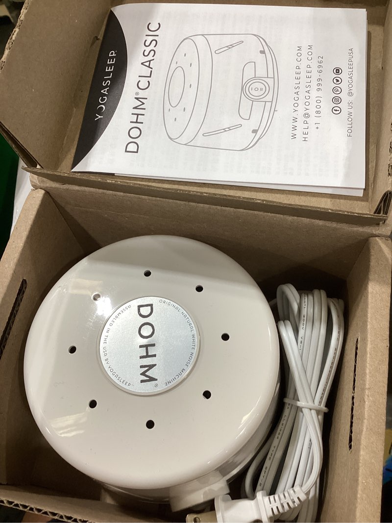 Condition photo showing Good Condition for yogasleep - dohm classic natural sound machine - white