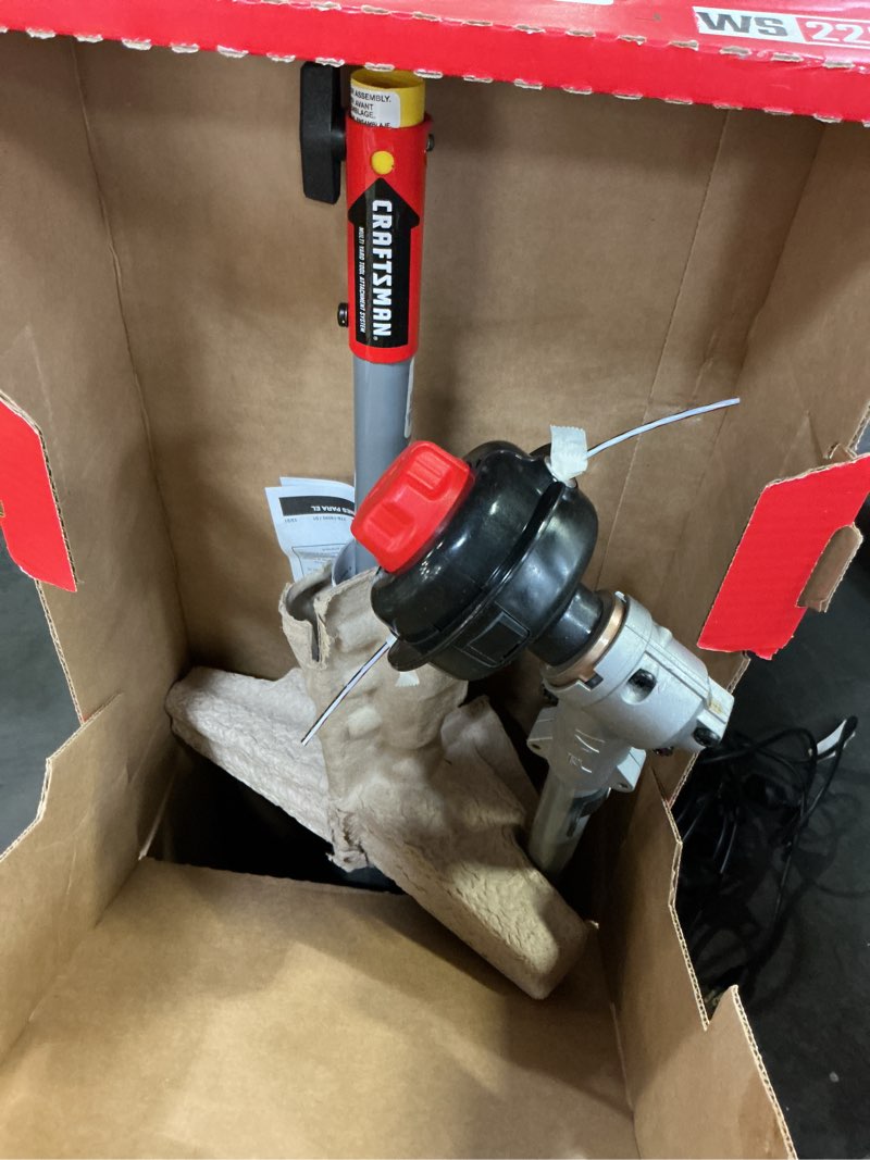 Condition photo showing Good Condition for craftsman ws2200 25-cc 2-cycle 17-in straight shaft attachment capable gas string trimmer