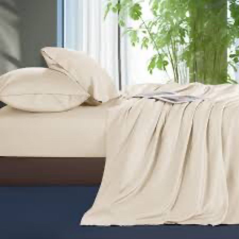 Shilucheng Tencel Sheets 4 Piece, 100% Eucalyptus Lyocell Sheets Set, Cooler Than Cotton and Linen, 