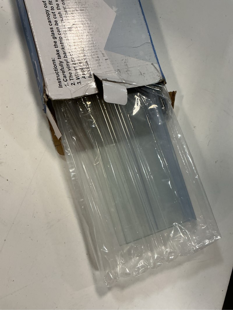 Condition photo showing New/Like New for h2pro 24" glass canopy for 15/20/ 55-gallon aqueon all glass marineland perfecto aquarium fish tank (23.07 x 11.69 x 0.16in)