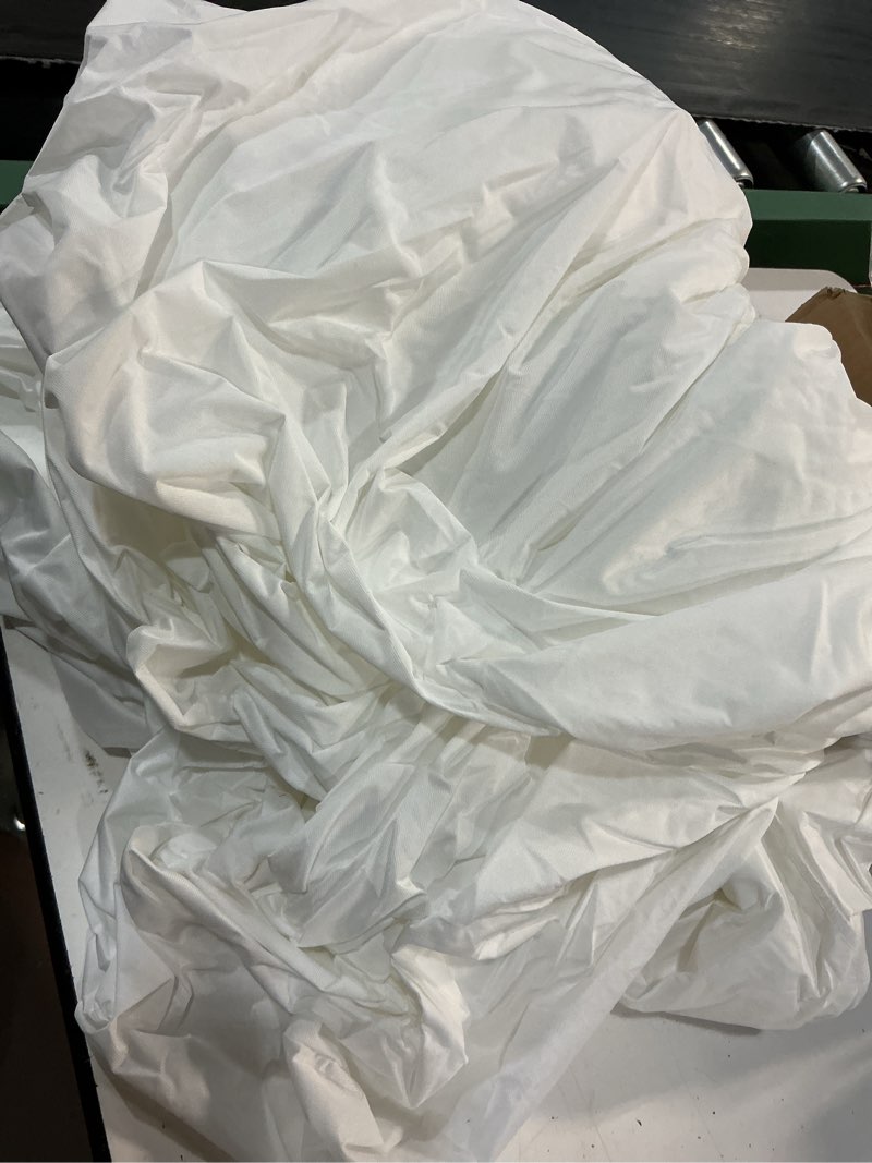 Condition photo showing As Is for utopia bedding mattress protector zippered king size, 100% waterproof bed bug and dust mite proof mattress encasement, absorbent 6 sided mattress cover 1 king
