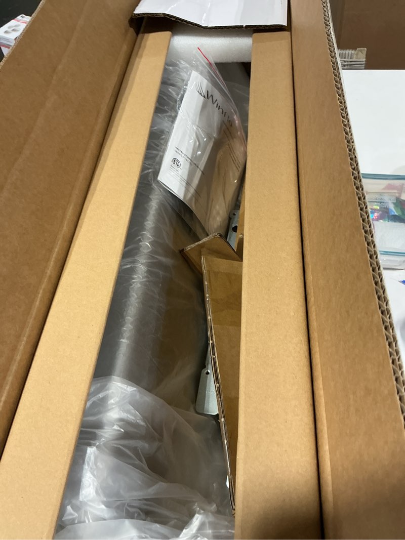 Condition photo showing New/Like New for winflo 30 in. stainless steel non- ducted under cabinet range hood