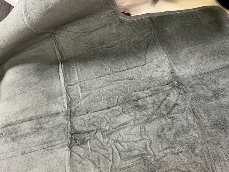Condition photo showing Good Condition for l-shaped corner rug - non- polyester carpet for living room/bedroom/bathroom, space-saving floor mat, easy clean home decor (color as shown)
