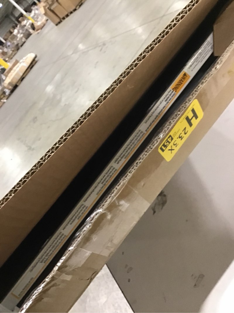 Condition photo showing Good Condition for Babelio 26-43" No Bottom Bar Baby Gate for Babies, Elders and Pets, Mesh Gate with Large Walk Thru Door, One-Handed Open, Auto-Closing, Hardware Mount Safety Gate for Stairs and Doorways, White White 26-43 Inch