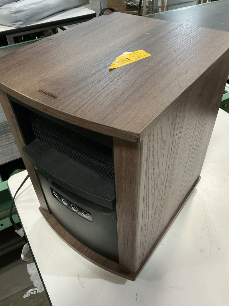 Condition photo showing As Is for  Utilitech Utilitech 1500 -Watt Infrared quartz Cabinet Indoor Electric Space Heater