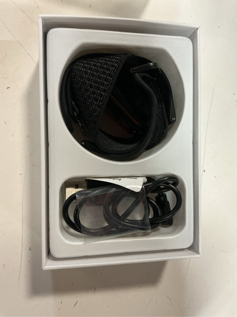 Condition photo showing Good Condition for innovative design smart bracelet with tiny led screen, 50+ days ultra-long battery fitness tracker, 24/7 (step/hr/spo2) monitor, ai analysis & free app – health tracker for ios & android (black)