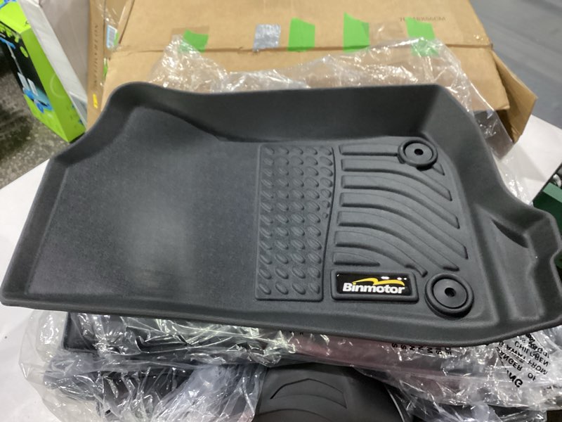 Condition photo showing New/Like New for binmotor-floor mats cargo liner for jeep wrangler 4xe 2025 2024 2023 2022 2021(non jl/jk), tpe all weather car mats wrangler 4xe accessories for car floor mat cargo trunk mats custom fit 11) car mats for jeep wranler 4xe (2021-2025)