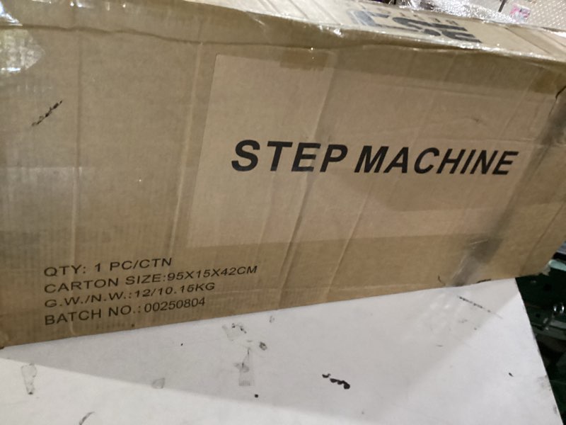 Condition photo showing New/Like New for Steppers for Exercise at Home, Vertical Climber Workout Machine, Stair Climber for Full Body Workout with Adjustable Handlebar, Perfect for Women Men Black