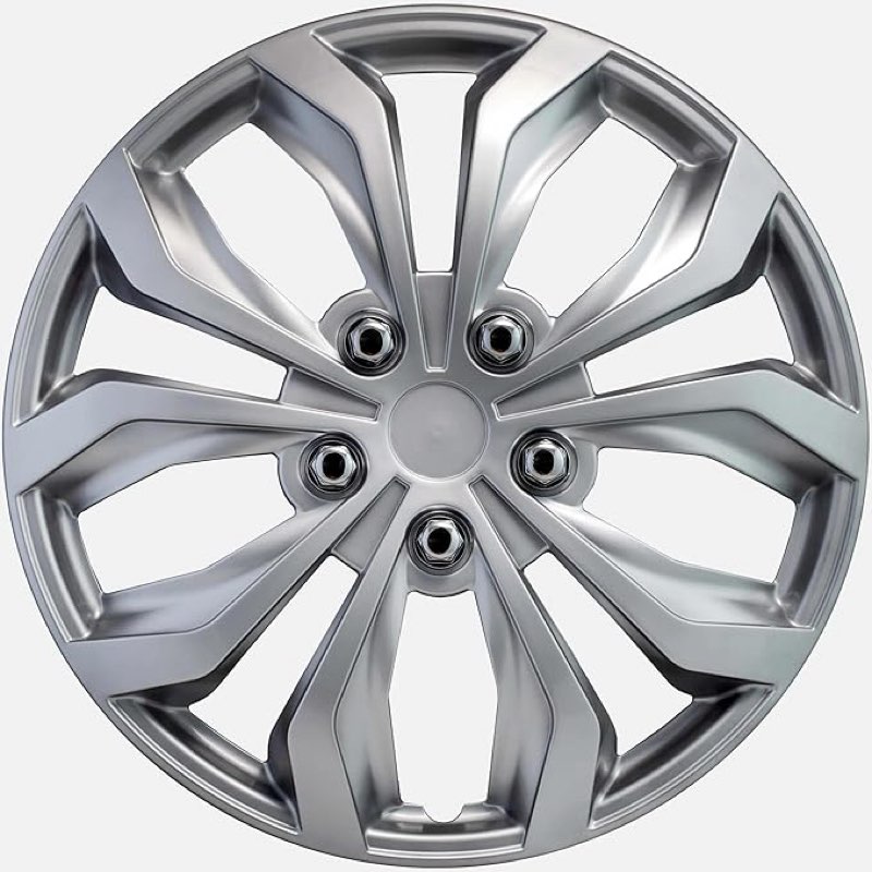 ( similarly)LYDS Spyder S Silver Universal 17 inch Premium ABS Hubcap Wheel Cover Replacement Set of 4 - FWC-17S-S