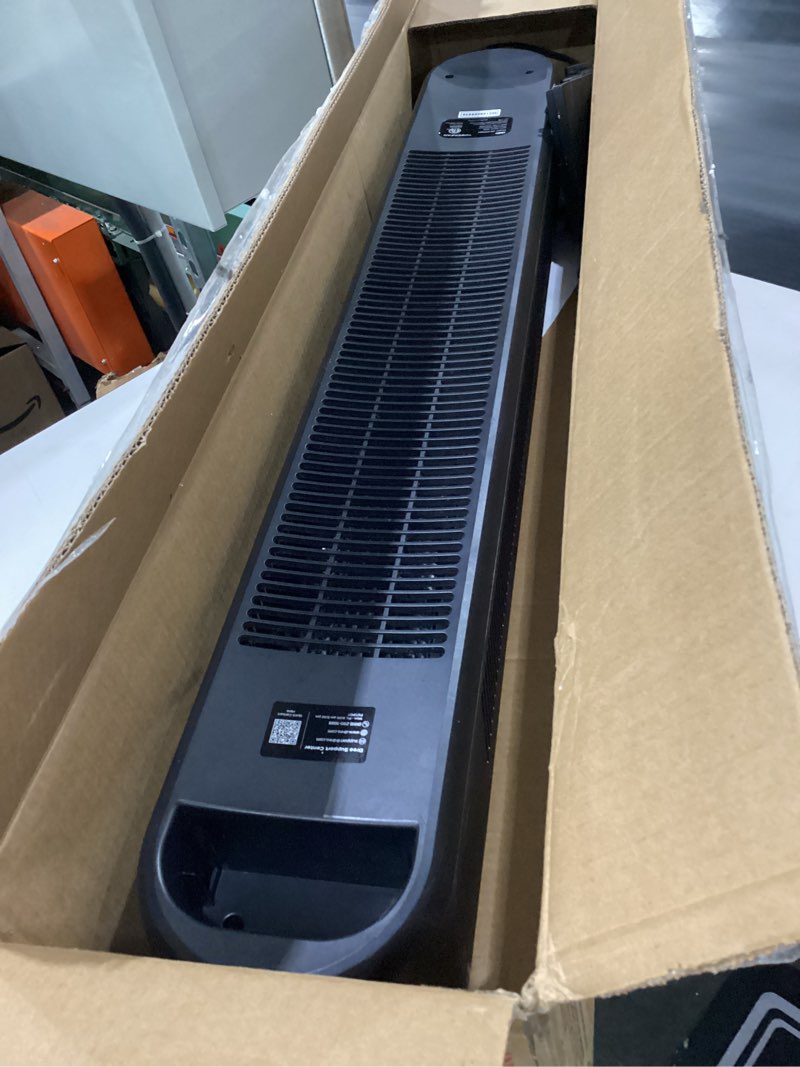 Condition photo showing Good Condition for NOT TESTED Dreo Tower Fan 42 Inch,Quiet Oscillating Bladeless Fan with Remote, 6 Speeds, 4 Modes, LED Display, 12H Timer, Black Floor Standing Fan Powerful for Indoor Home Bedroom Office Room Black Standard Fan