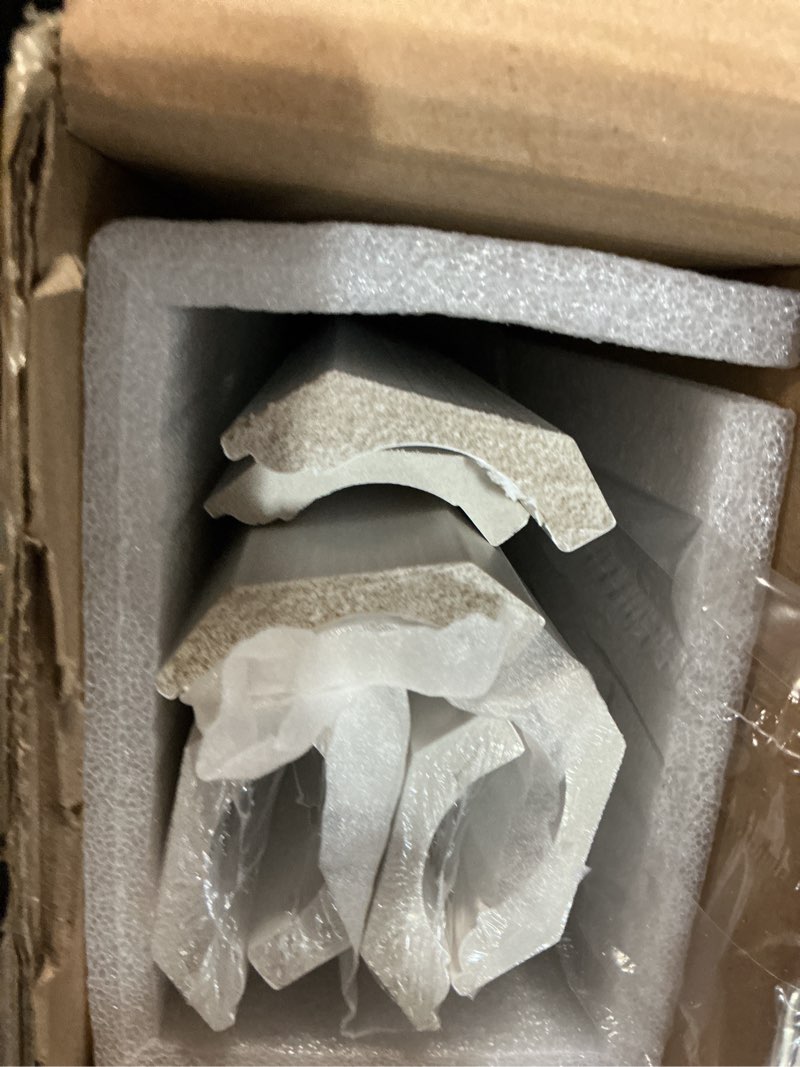 Condition photo showing New/Like New for art3d 10-pack 47ft white ceiling crown molding trim, high impact polystyrene decorative ceiling moulding, installed with glue white-3
