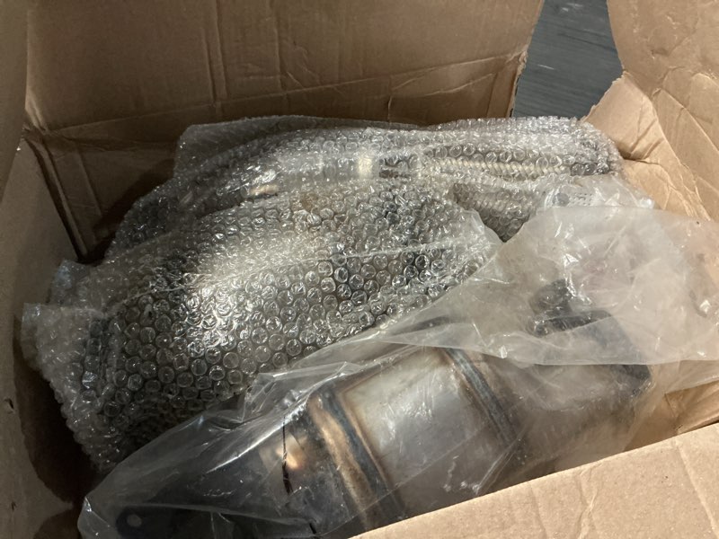 Condition photo showing As Is for catalytic converter compatible with honda accord 2008-2017, odyssey 2008-2019, pilot 2009-2015, ridgeline 2009-2014, crosstour 2010-2015,3.5l (front&left&rear) (epa compliant? honda accord 2008-2017 3.5l