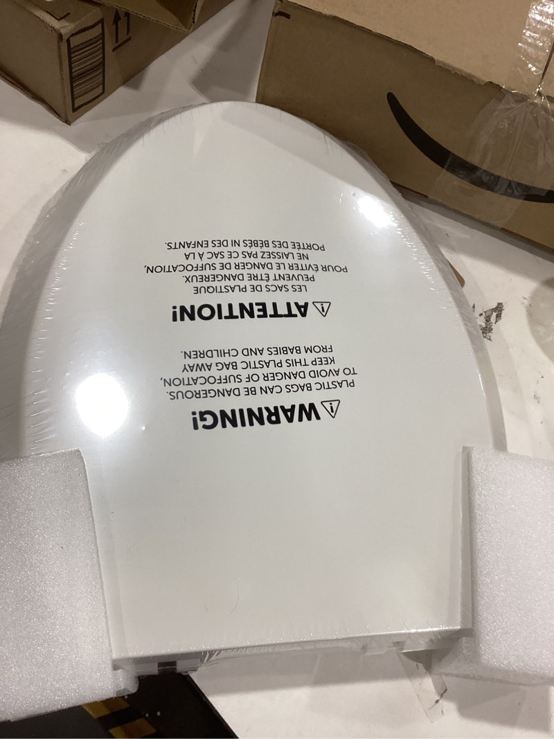 Condition photo showing New/Like New for Quick Flip Toilet Seat with Built-in Potty & Splash Guard for Toddler Training, Slow Close - Jool Baby (Elongated)