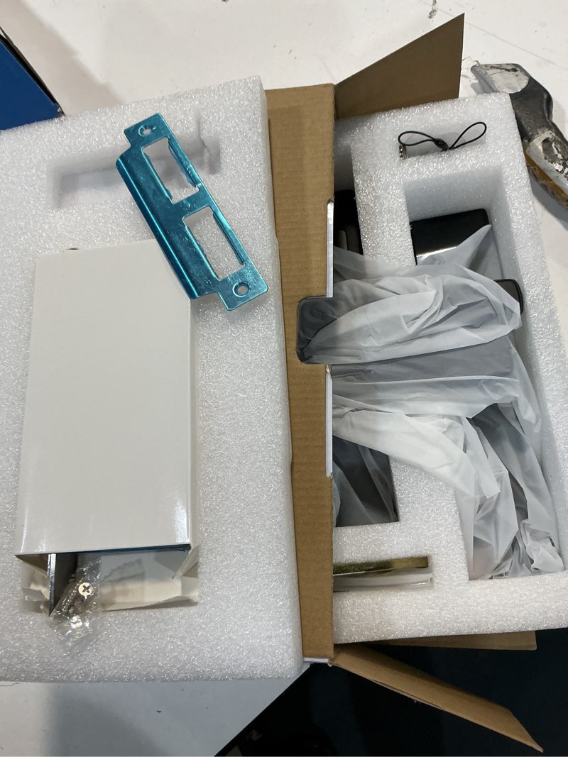 Condition photo showing New/Like New for wifi smart lock, tuya smart fingerprint lock, door lock keypad, door lock with handle fingerprint electronic deadbolt, smart door lock compatible with tuya app for 38-55mm thickness home door