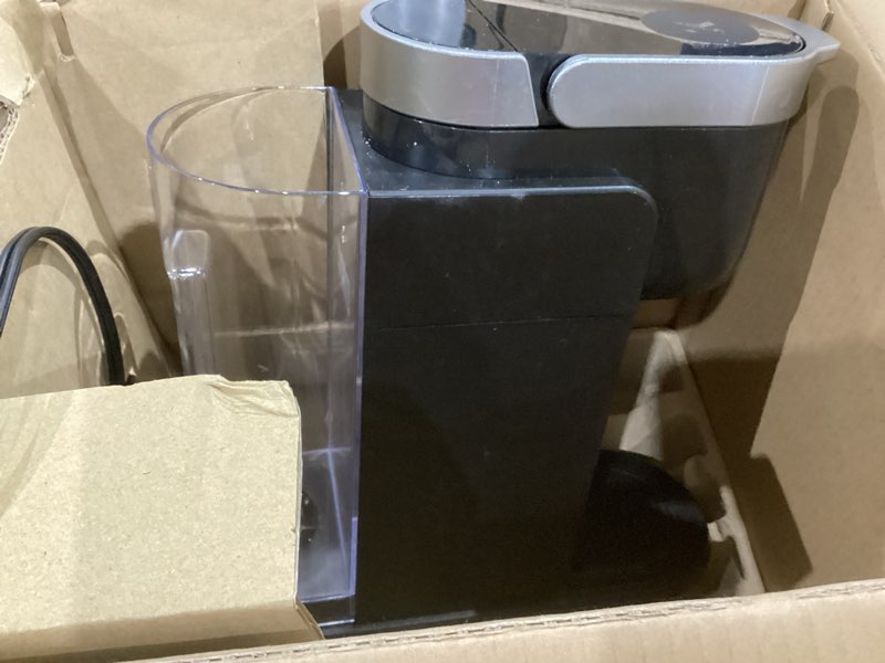 Condition photo showing Good Condition for keurig k-compact single-serve k-cup pod coffee maker, with 3 brew sizes, smart start feature, 36oz removable reservoir, black