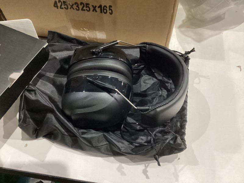 Condition photo showing Good Condition for bluetooth 6.0 hearing protection with 120h working time, 30db safety earmuffs, rechargeable ear protection headphones with mic for mowing, workshops, construction, snowblowing, black