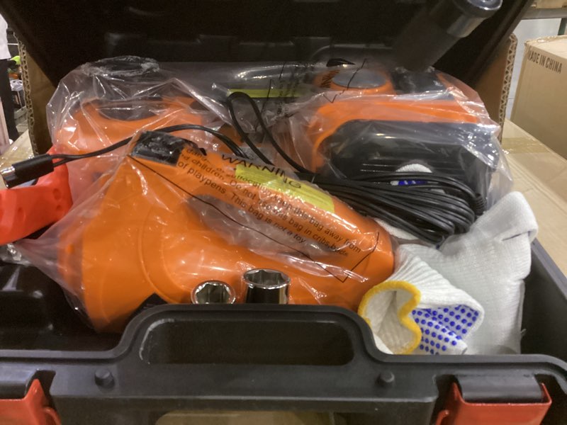 VEVOR Electric Car Jack, 5 Ton/11023 LBS Hydraulic Jack Lift with Electric Impact Wrench, Built-in I