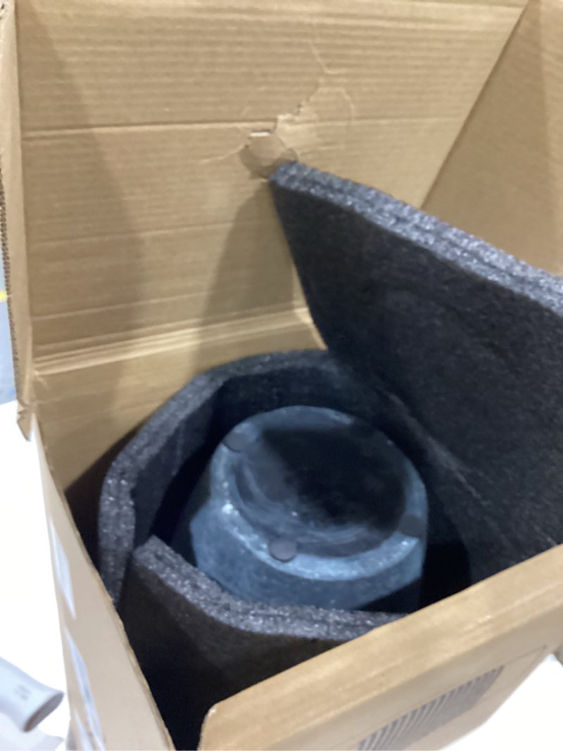 Condition photo showing Good Condition for Emotionally Grounded Vase, Vaseking Large Ceramic Rustic Vase, 14.4 inch Minimalist Threaded Decorative Farmhouse Tall Vases for Home Decor, Living Room, Enterway, Table Decoration, Bronze Blue Bronze 14.4"