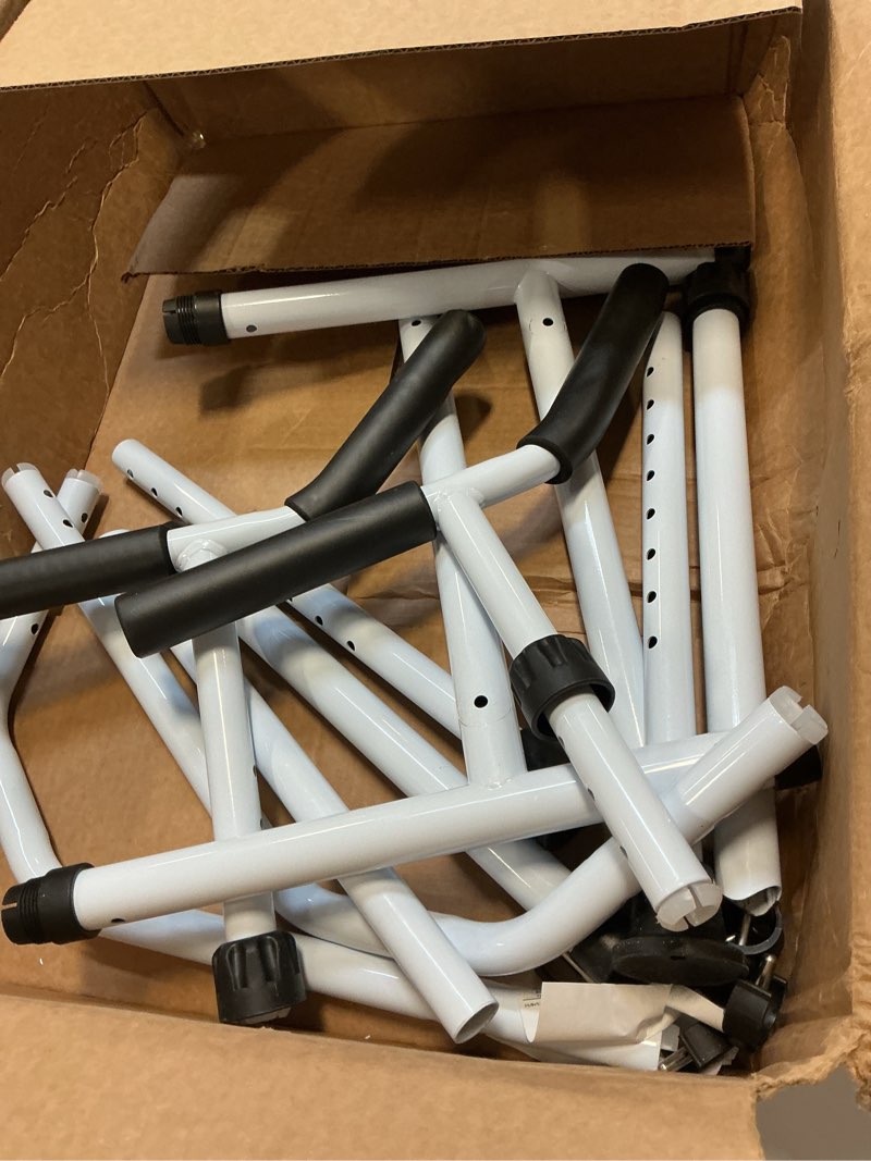 Condition photo showing As Is for Stand Assist for Couch and Sofa with Support Legs, Height Width Adjustable Standing Aid for Elderly, Disabled, Patients and Seniors with Mobility Issues Portable Couch Handle for Chair (White)