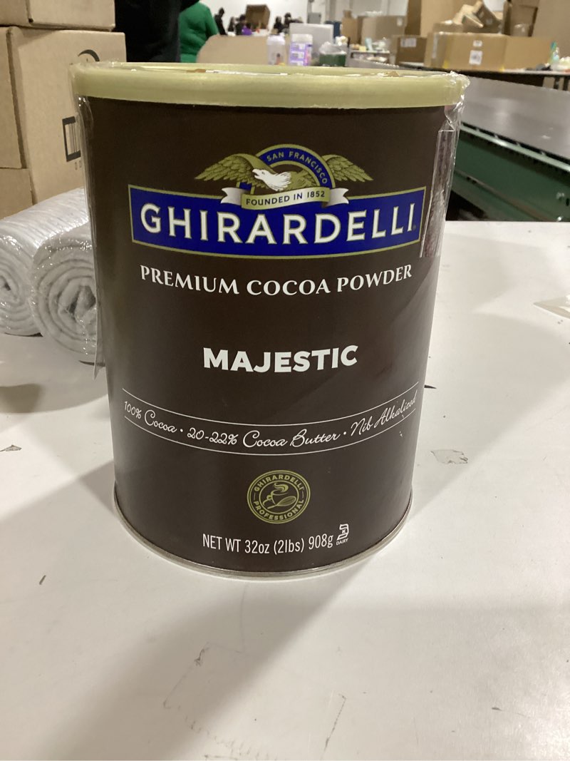 Condition photo showing Good Condition for Ghirardelli Majestic Dutch Processed Cocoa Powder, 2 lb