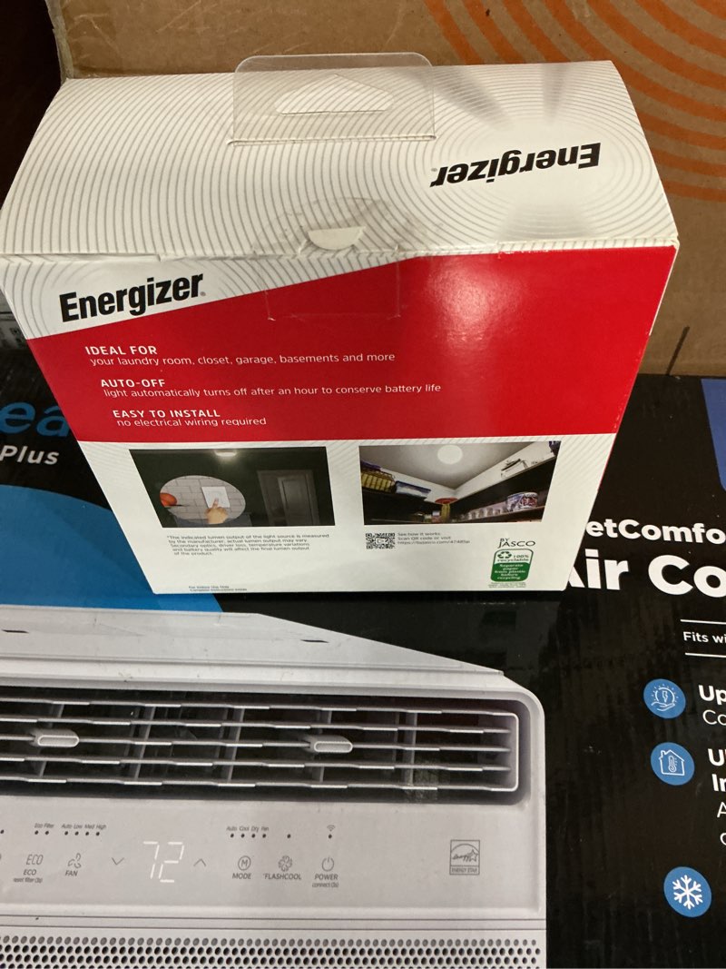 Condition photo showing New/Like New for battery operated led ceiling night light fixture with remote