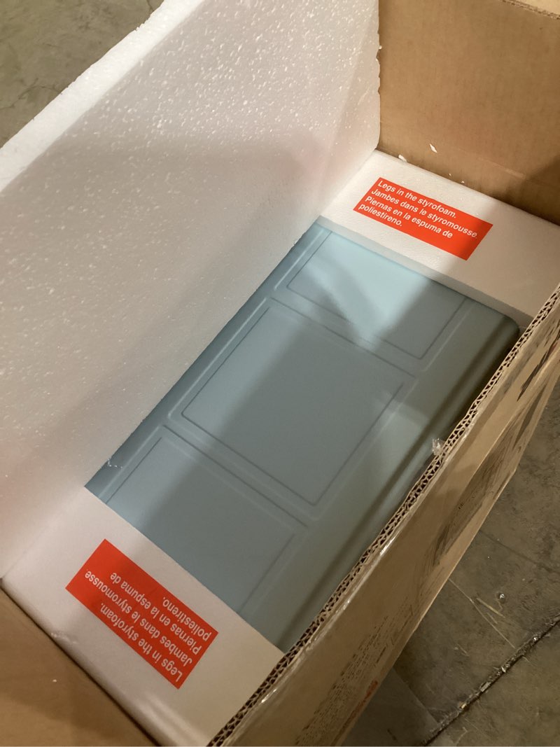 Condition photo showing As Is for duraflame Infrared Quartz Electric Stove Heater - DFI-591-11 - Sky Blue