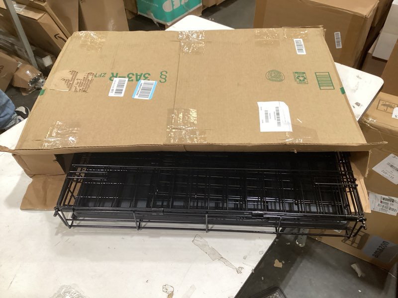 Condition photo showing Good Condition for MidWest Homes for Pets 24-Inch iCrate Folding Dog Crate with Divider Panel, Leak-Proof Tray & Secure Latches – Metal Wire Kennel for Small Breeds – Portable, Durable & Easy to Assemble 24.8"L x 17.9"W x 19.5"H Single Door
