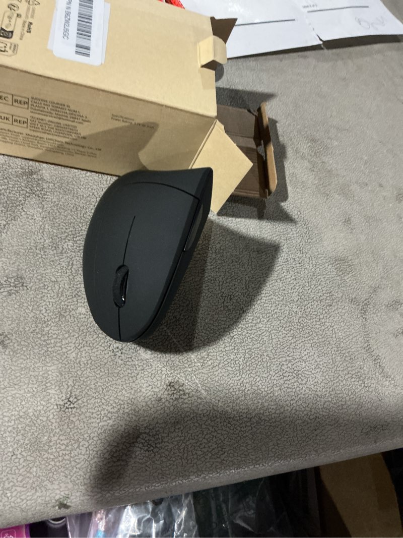 Condition photo showing Good Condition for TECKNET Ergonomic Mouse, Wireless Rechargeable Vertical Mouse for Carpal Tunnel Right Hand, 4800 DPI 5 Adjustable Levels 2.4GHz with USB-A Receiver, Silent Click, for Laptop, PC, Desktop (Not USB-C) Black
