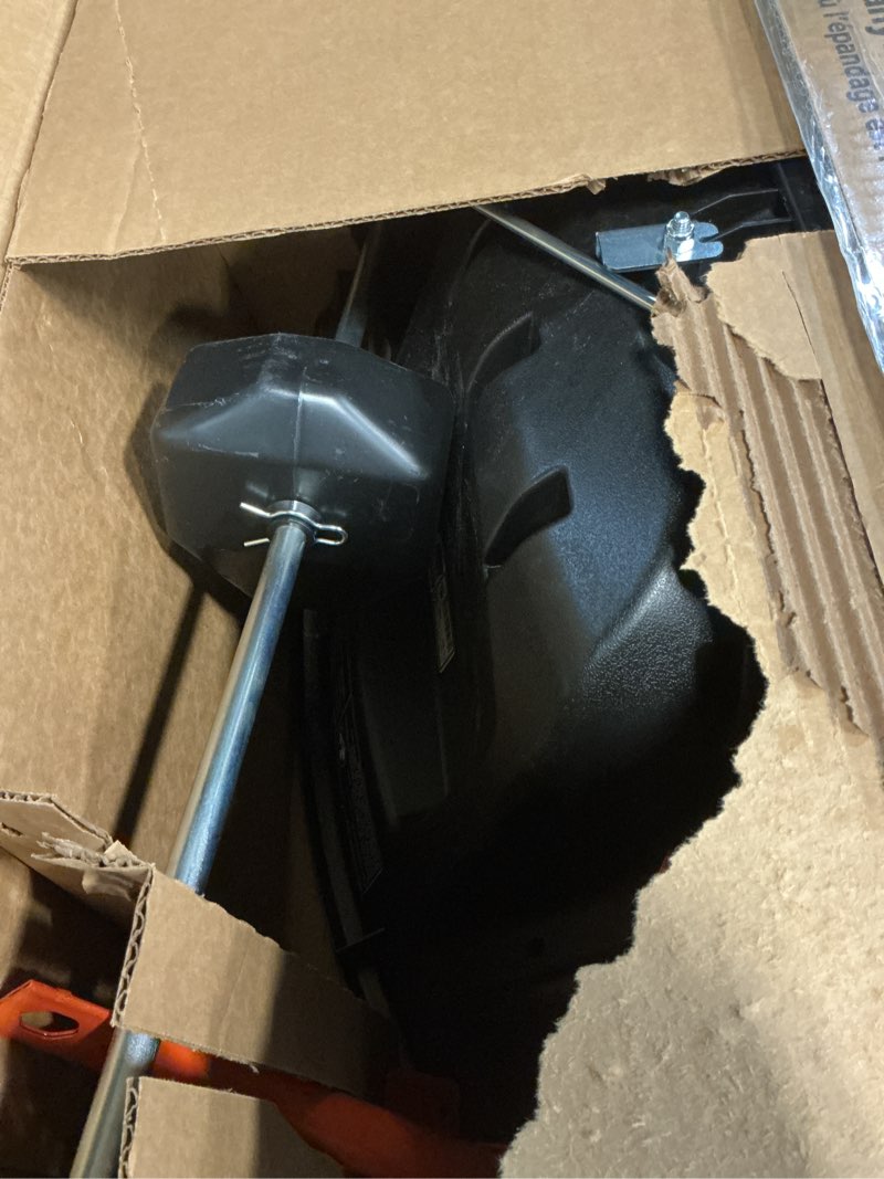 Condition photo showing New/Like New for Agri-Fab 45-0614 130 lb. Push Lawn & Garden Broadcast Spreader for Seed,Fertilizer,Salt,Ice Melt; Walk Behind with Easy to use Flow Control Lever