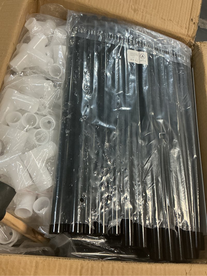 Condition photo showing Good Condition for lokeme wardrobe closet,portable closet for bedroom steel pipe diameter 19mm strong and sturdy black portable closets for hanging clothes with 3 hanging rods, 6 storage shelves and side pockets