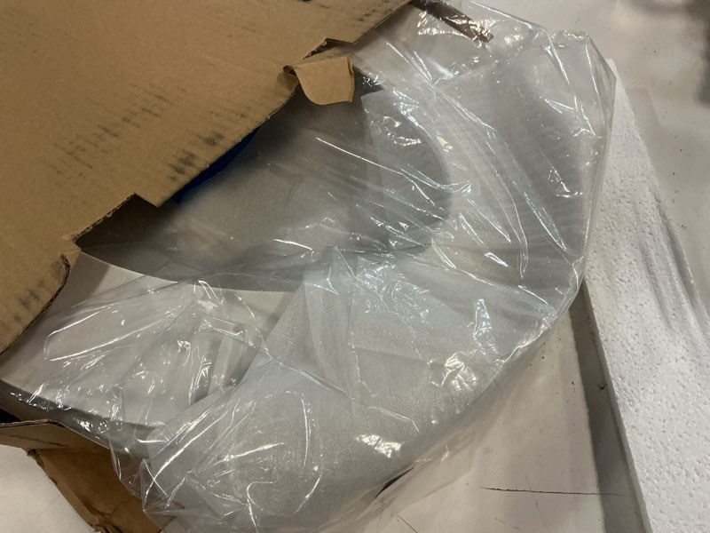 Condition photo showing As Is for american standard 5503a00b.020 transitional slow-close elongated front toilet seat, white