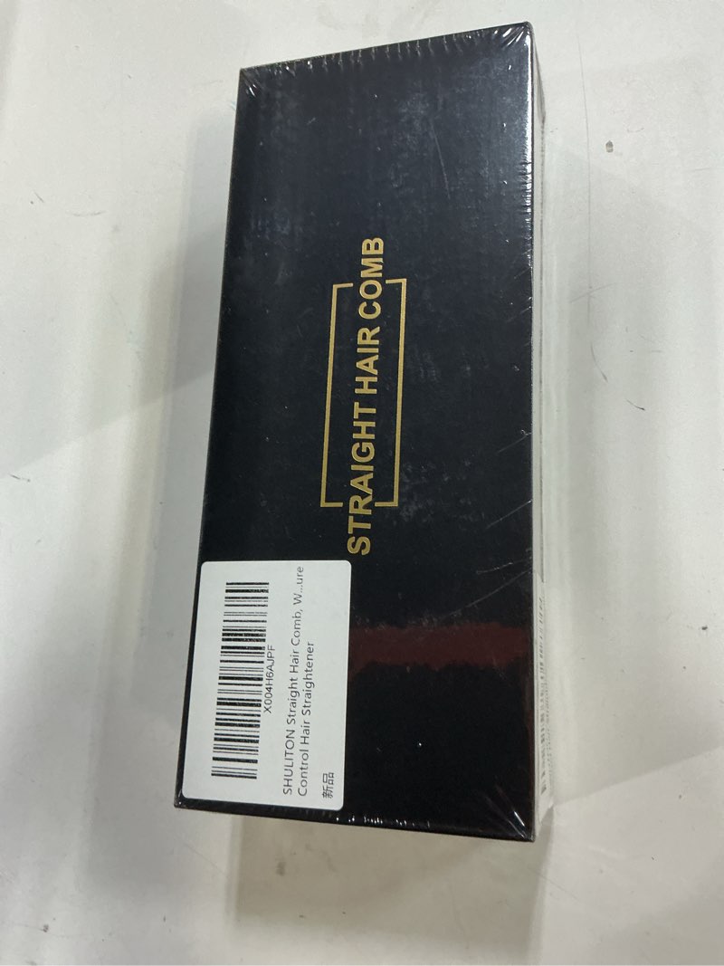 Condition photo showing New/Like New for straight hair comb,wireless, led display, multi level temperature control hair straightener, straightening iron,hot-air hair brushes