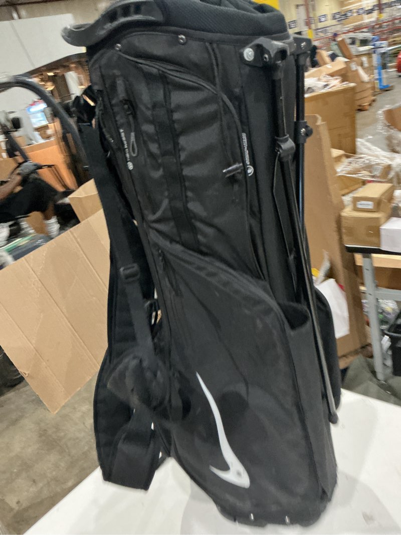Condition photo showing As Is for nike air hybrid 2 golf bag - black