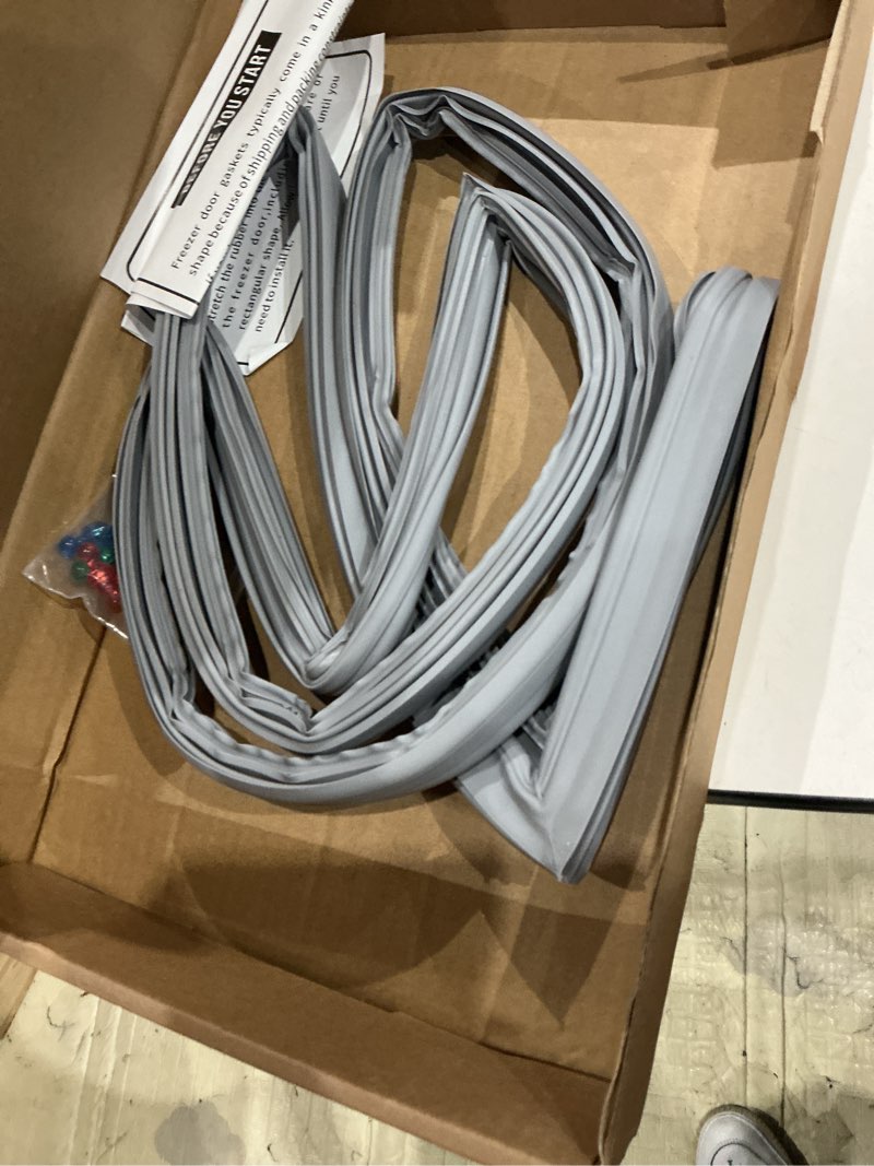 Condition photo showing Good Condition for upgraded adx73550624 refrigerator door seal compatible with lg refrigerator door gasket adx72930405 adx72930424 lg kenmore refrigerator door gasket lfx28968st lfx25974st lfx25973st right fridge gasket