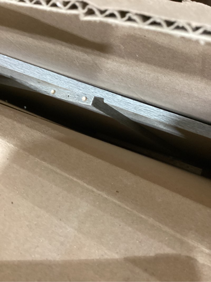 Condition photo showing New/Like New for Furinno Andrey Coffee Table with Bin Drawer, French Oak Grey/Black French Oak Grey/Black 2 Bin