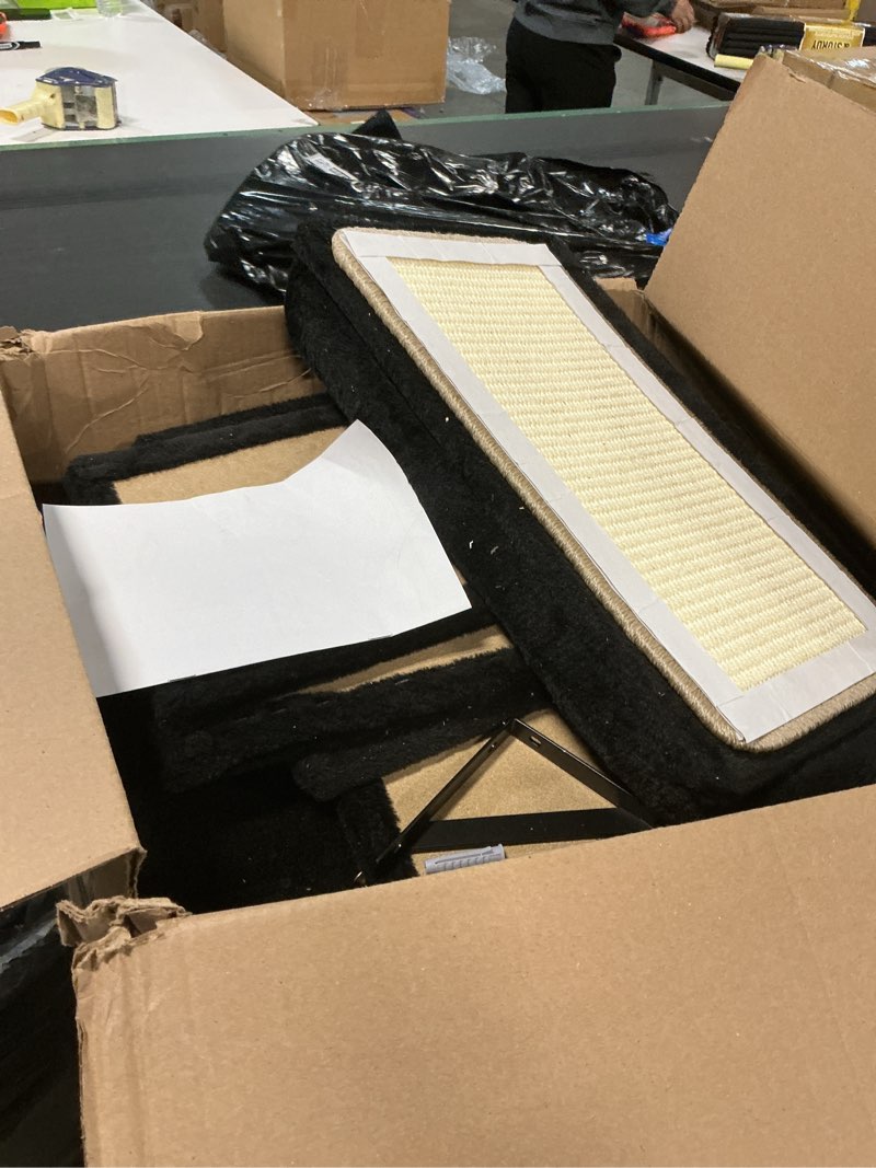 Condition photo showing As Is for ((Similar))AZANO® Climbing Wall Cats [Solid Wood & Jute] I Scratching Post Wall | Scratching Board | Cat Stairs I Cat Wall Climbing I Cat Wall I Wall Scratching Post I Cat Furniture | with 3 Assembly Options