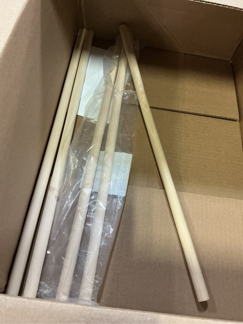 Condition photo showing Good Condition for dowel rods wood sticks wooden dowel rods 3/4 x 24 inch unfinished hardwood sticks for crafts and diyers 5 pieces by woodpeckers 3/4" x 24" pack of 5