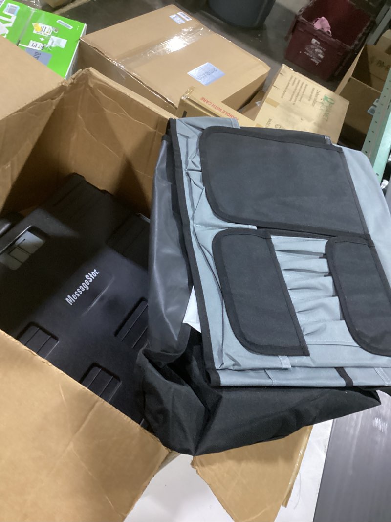 Condition photo showing Good Condition for ECR4Kids Universal Rolling Cart with Canvas Organizer Bag, Mobile Storage, Black/Grey