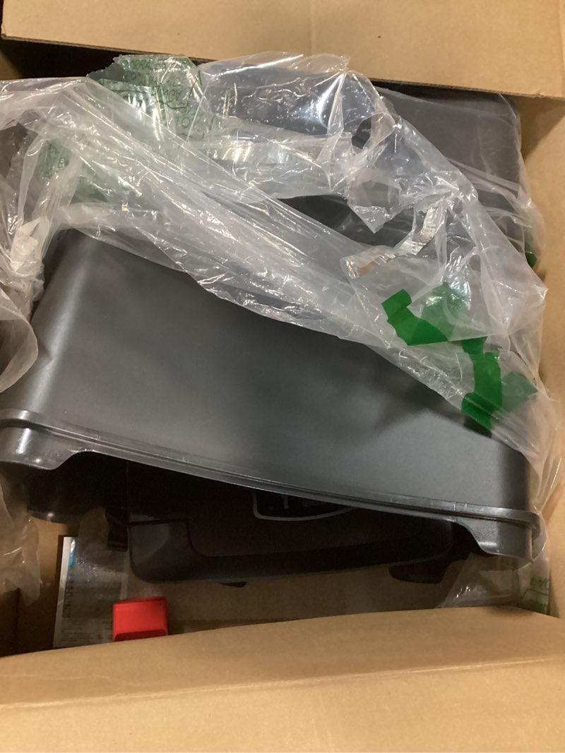 Condition photo showing Good Condition for rubbermaid premier series iii step-on trash can for home and kitchen, with stainless steel rim, 12.4 gallon, charcoal, for home/kitchen/garage/apartment/office metal rim, resin lid