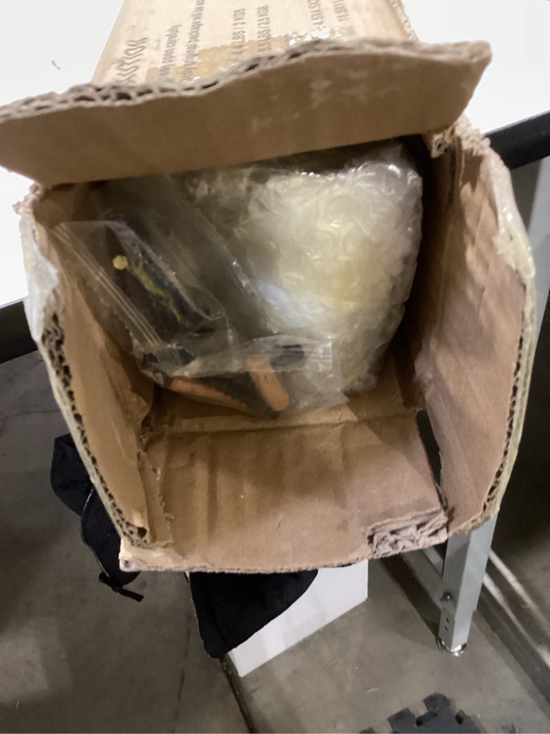 Condition photo showing Good Condition for Smuxee Walnut Bamboo Luggage Rack for Guest Room, Foldable Suitcase Stand with Storage Shelf, Easily Assembled Luggage Stand with 5 Nylon Straps for Guest Room Bedroom Hotel Walnut 1PCS