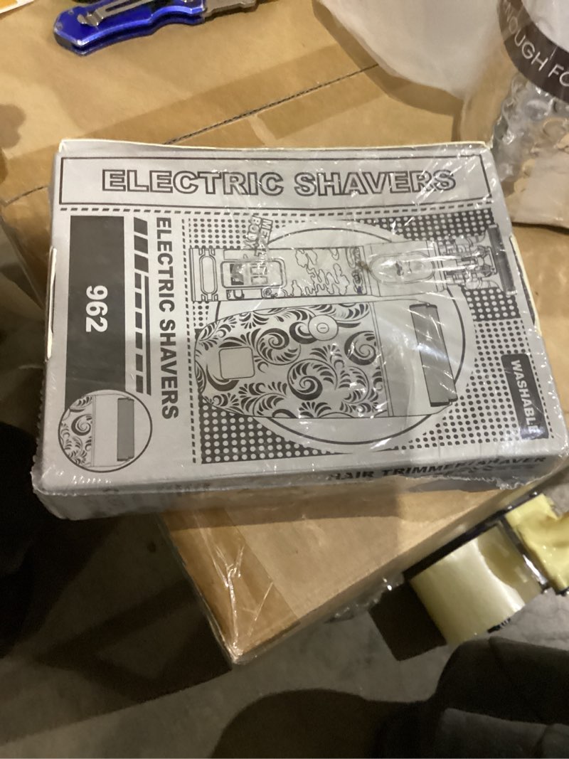 Condition photo showing New/Like New for Foil Shavers for Men Electric Razor, Clippers and Trimmer for Men with LED Display, Waterproof Gray