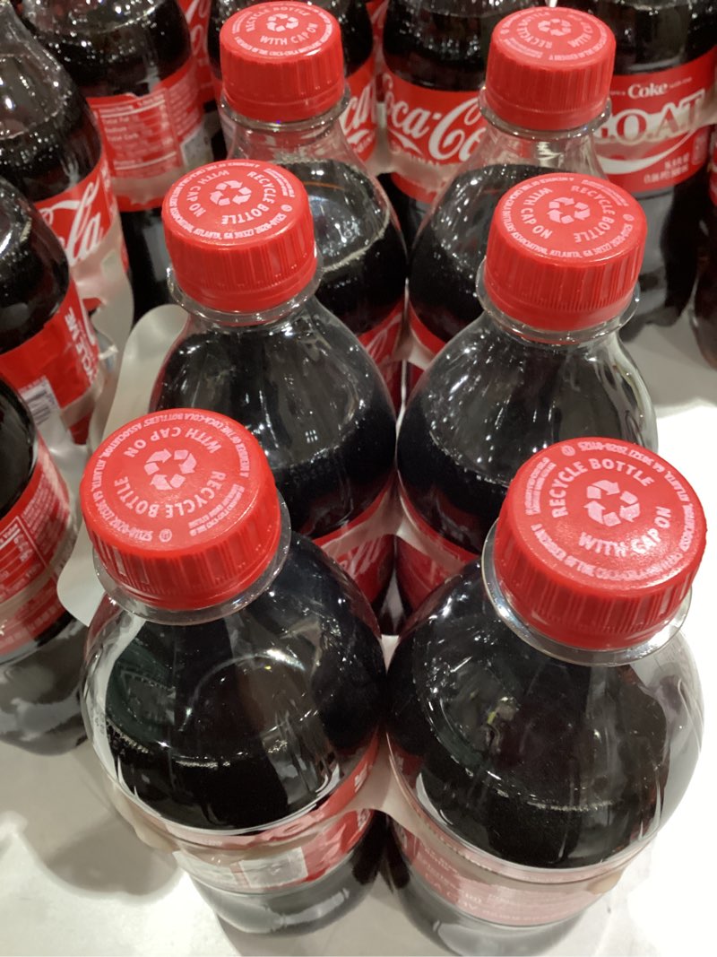 Condition photo showing As Is for Coca-Cola Bottles, 16.9 fl oz, 6 Pack