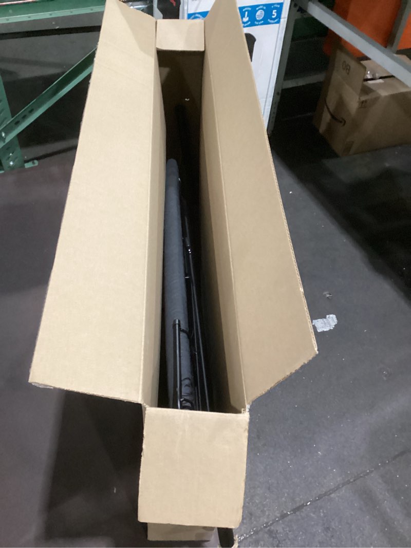 Condition photo showing New/Like New for ironing board 48" x 15" with retractable iron rest, rainhol heavy duty full size iron board, sturdy wide frame with thick padding cover, height-adjustable, black 48"x15"- with retractable iron rest