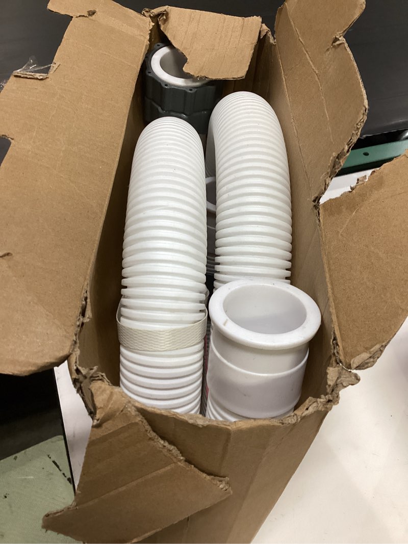 Condition photo showing Good Condition for 2 pcs pool hoses for above ground pools 1 1/2 inch diameter 59" long pool pump hose replacement filter pump hose accessories white