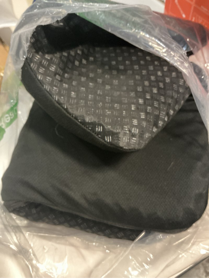 Condition photo showing Good Condition for gel seat cushion, cooling seat cushion (super large & thick), breathable honeycomb design absorbs pressure points seat cushion, gel cushion for office chair, home car seat cushion for wheelchair blue