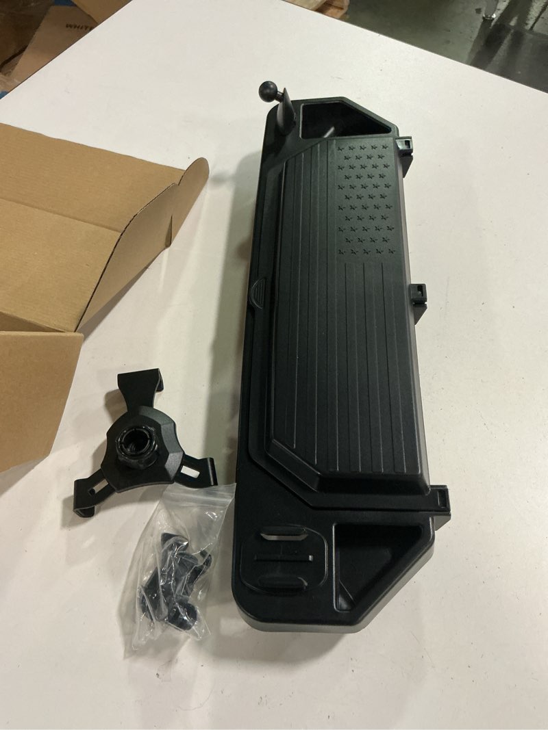 Condition photo showing Good Condition for Hoolcar Dash Phone Mount Holder for 2018-2023 Jeep Wrangler JL 2/4 Door & Gladiator JT Accessories Dashboard Storage Box Dash Board Tray with Cover, 1 Pack Black For JL 2018+(Y)
