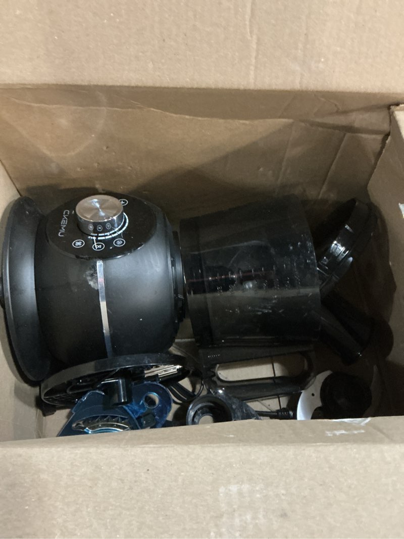 Condition photo showing As Is for 12 cup smart food processor, electric food chopper slicer with french-fry slicing shredding chopping kneading cutter, for meat, vegetable, fries, cheese, meat & veggie prep, puree e0601