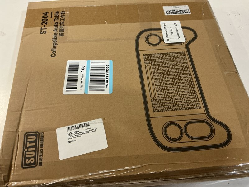 Condition photo showing New/Like New for gearup car table tray for eating foldable car food tray multipurpose car desk for laptop, eating food, writing